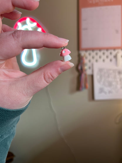 Mini Mushroom Charms