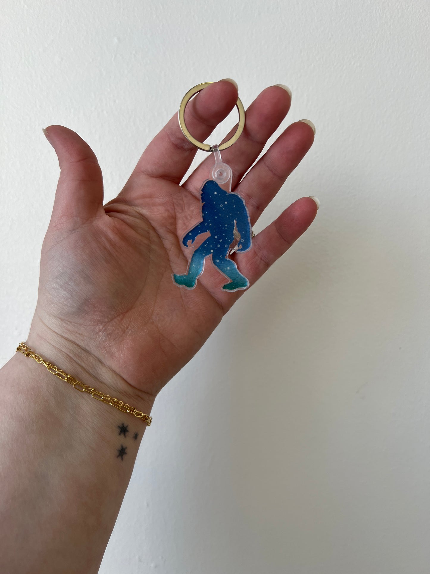 Sasquatch Keychain