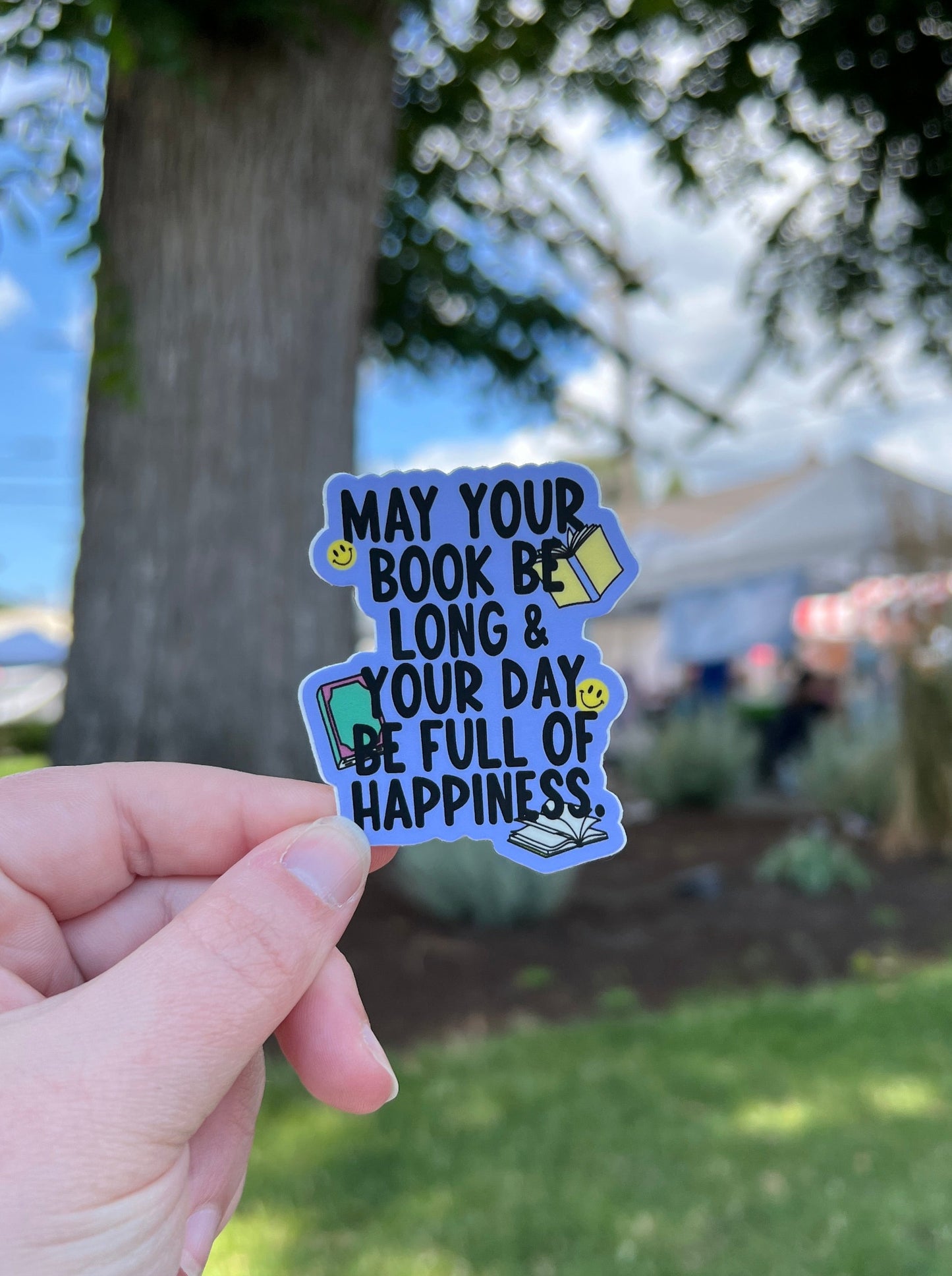 May Your Books Be Long Sticker